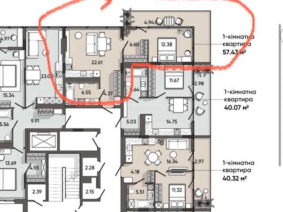 Apartment. Lviv, Plastova St.