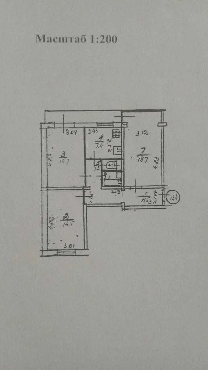 Продаж. ВЛАСНИК. 3к квартира 72м2 пр. Берестейський 127 Свят