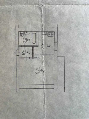 1-bedroom apartment near the Lesova metro station (10 minutes walk), Vasyl Ivaniasa st.