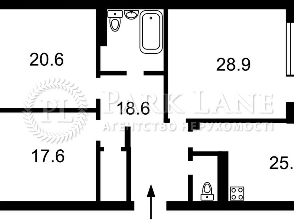 Apartment. Mykoly Rudenko Blvd., Kyiv.