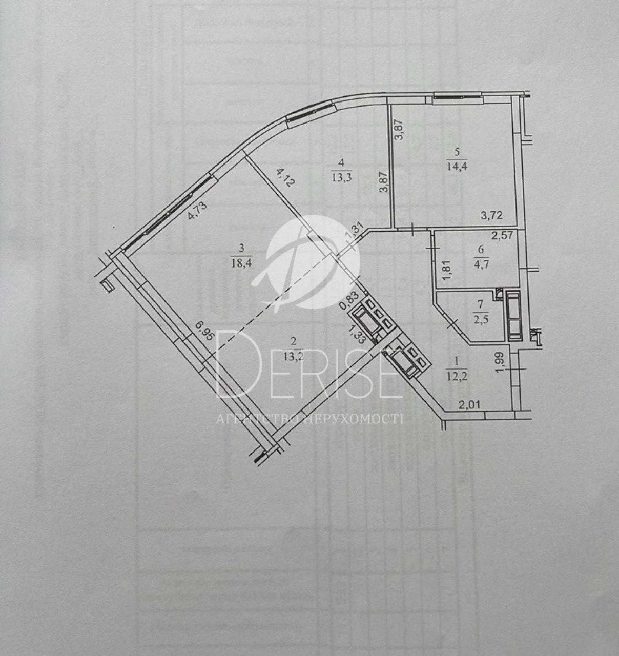 #5092 2-bedroom apartment in Parkoye Ozero 2