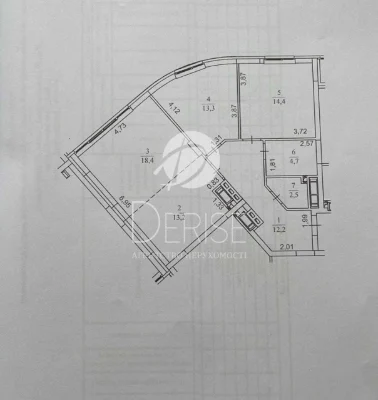 #5092 2-bedroom apartment in Parkoye Ozero 2