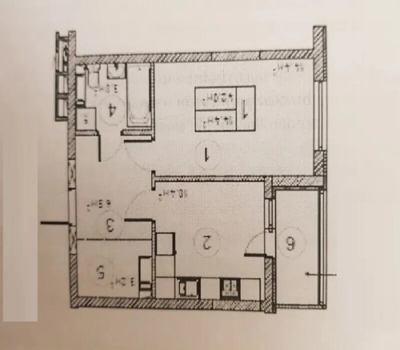 For Sale, one-bedroom apartment (41 m²) in Kyiv, Dniprovsky District