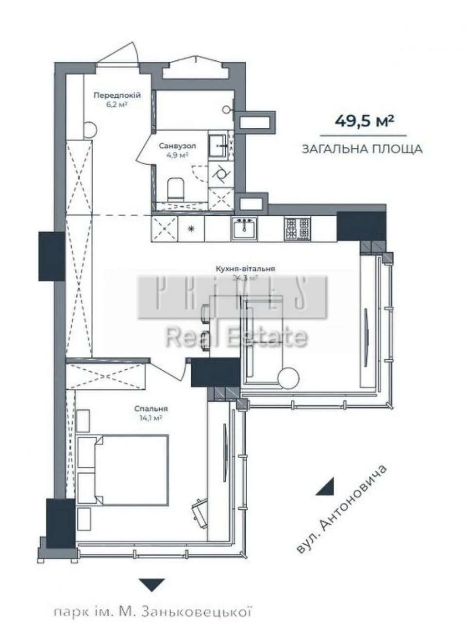 Apartment for Sale: HIGHLIGHT TOWER, Antonovich, 136