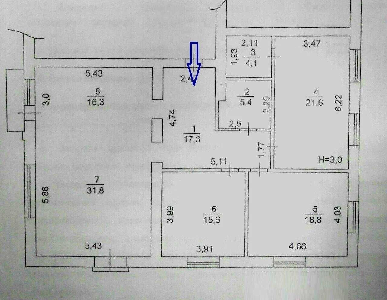 НАКРАЩА ЦІНА 930$/m2! Продаж 3-кімн 136m, Білицька, 108-А По