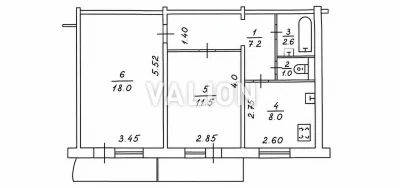 Продаж 2к квартири вул. Остафія Дашкевича (Курнатовського),