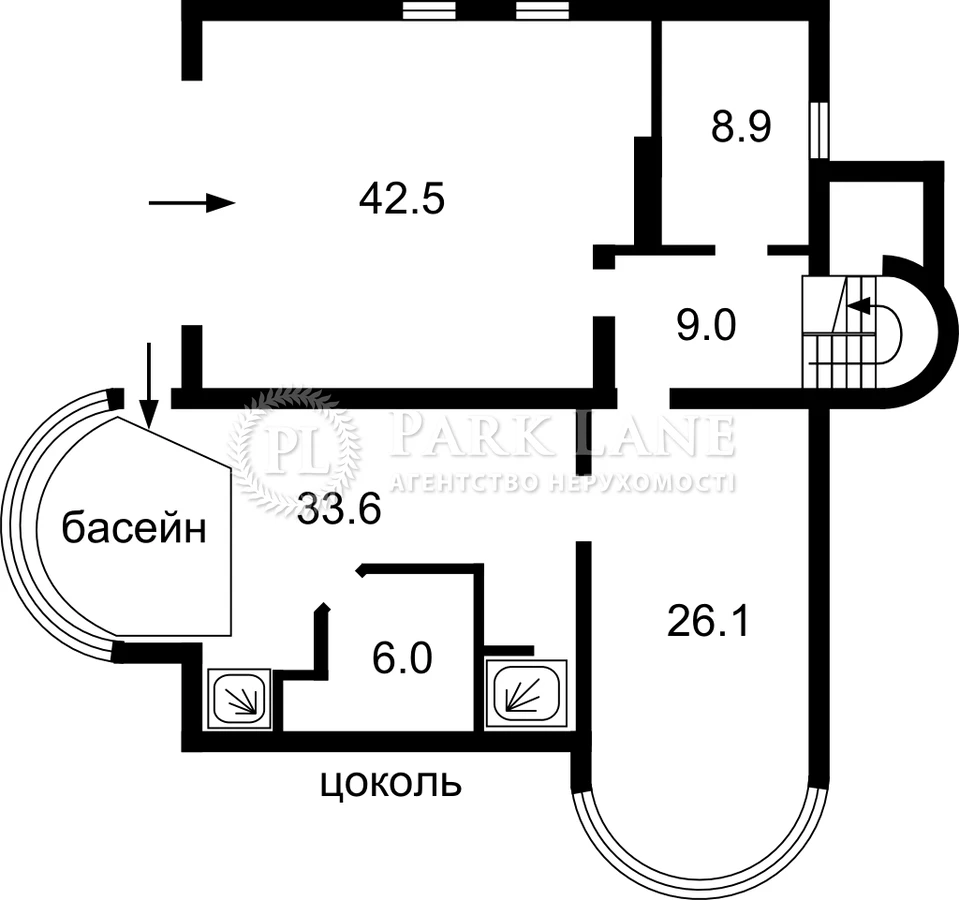 Rent House on Sadova Street (Osokorky) in Kyiv / R-61187