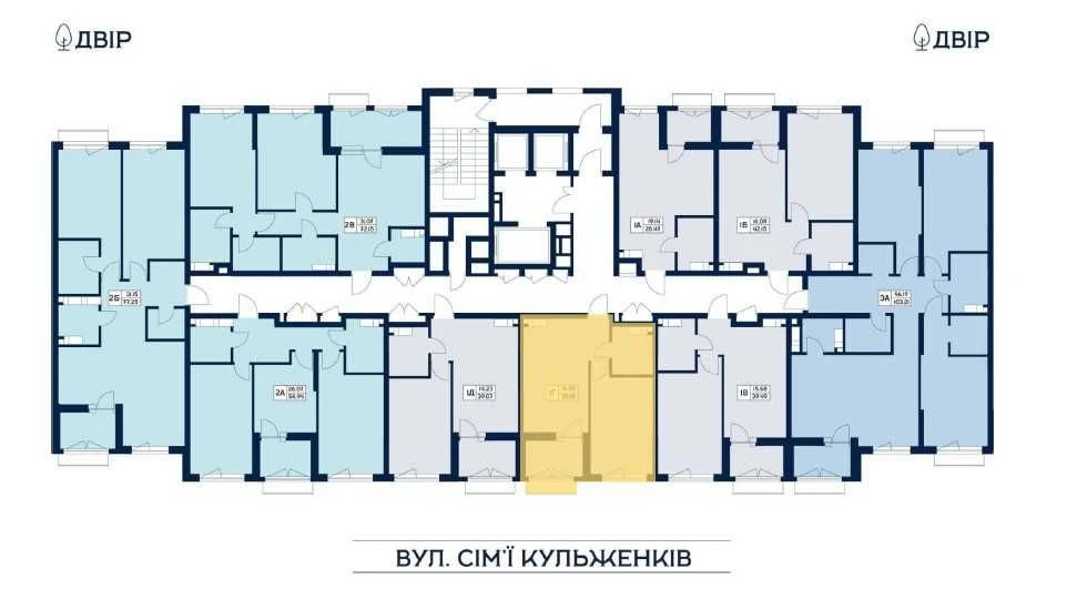 1-кімнатна квартира (39,10 м2) без комісії (Оболонь) | єОселя, 50 на