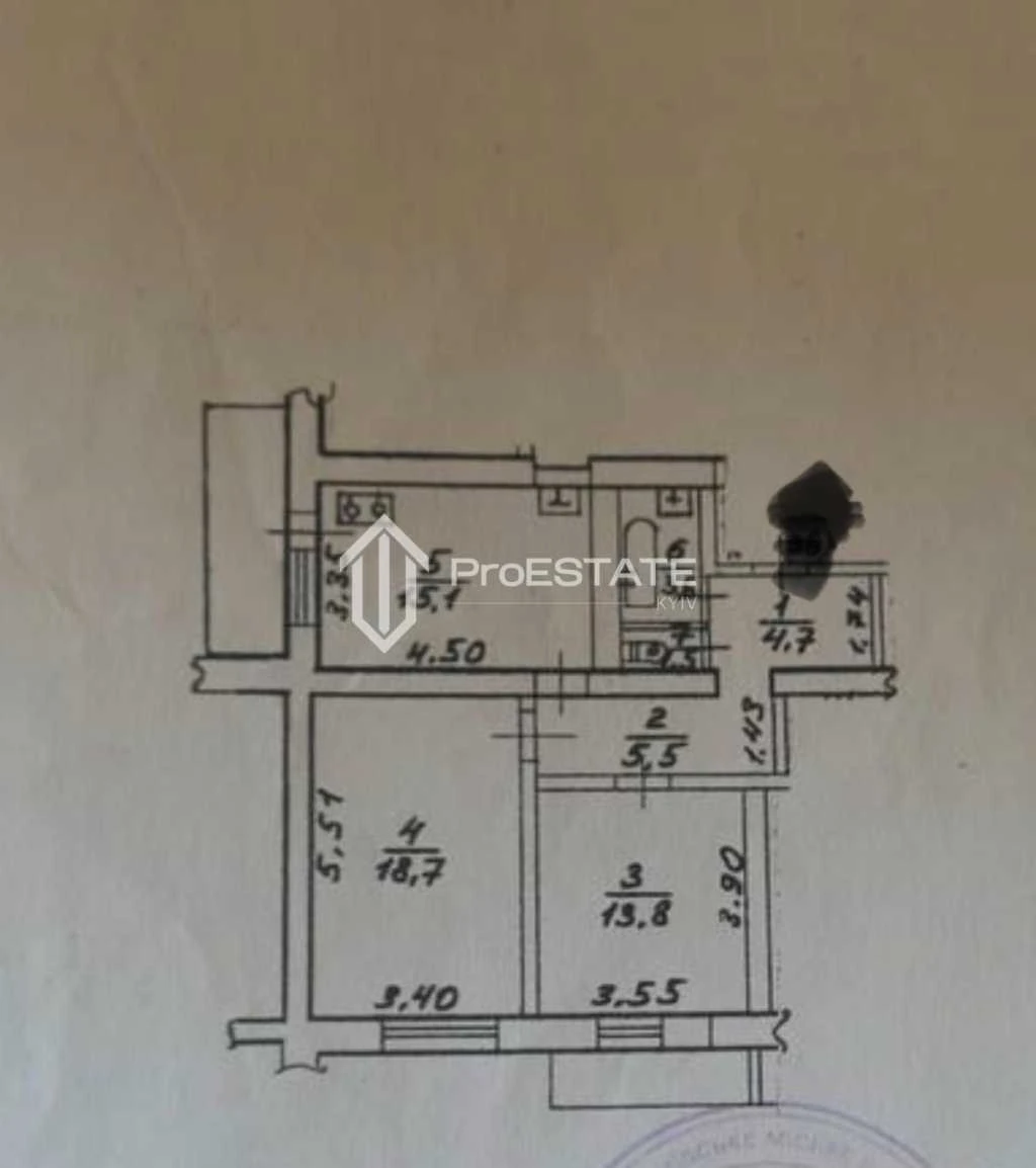 Продажа 2-комнатной квартиры 65 м², Братиславская ул., 7