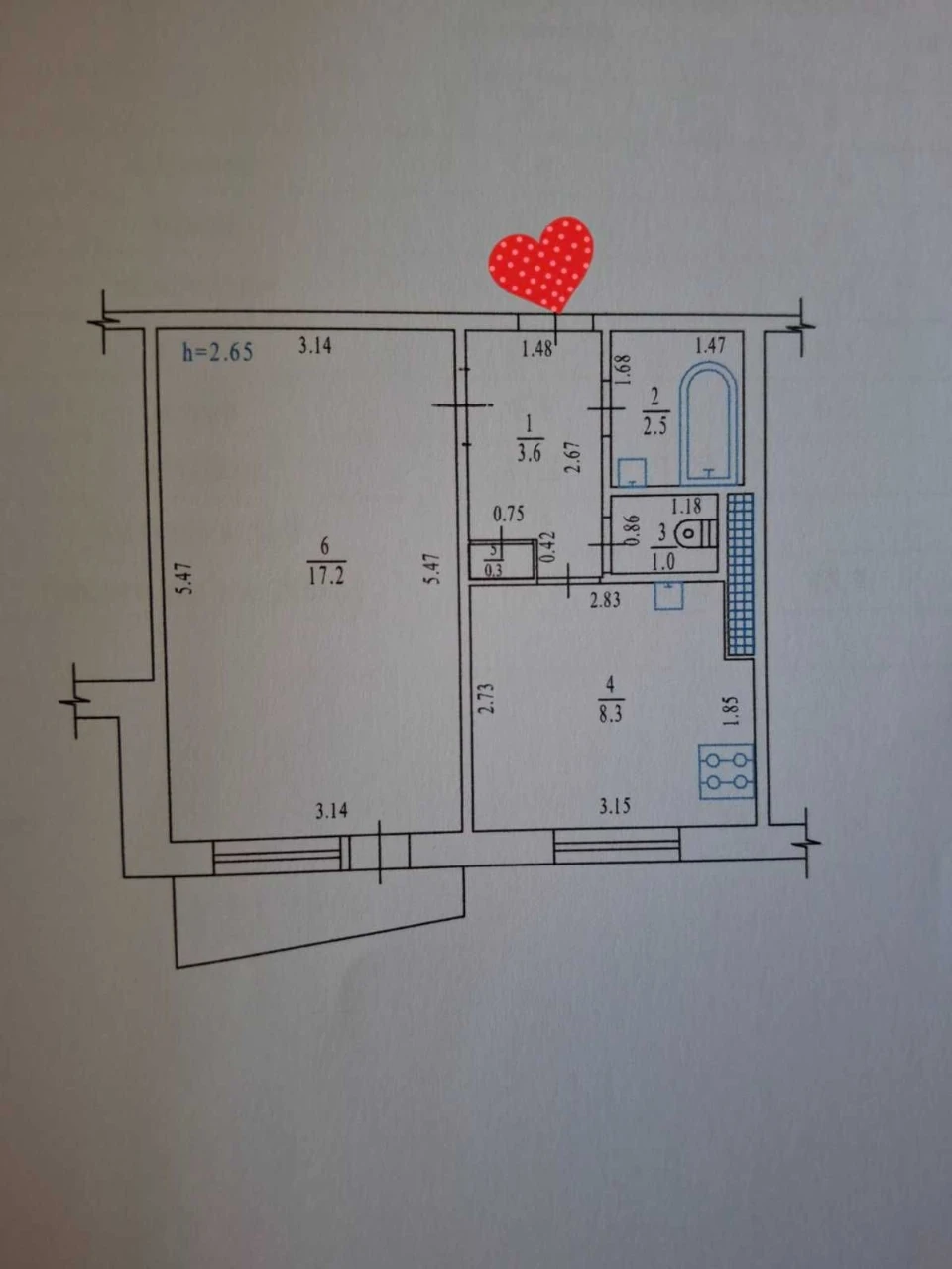 One-bedroom apartment for sale - "State Programs - YES!!"