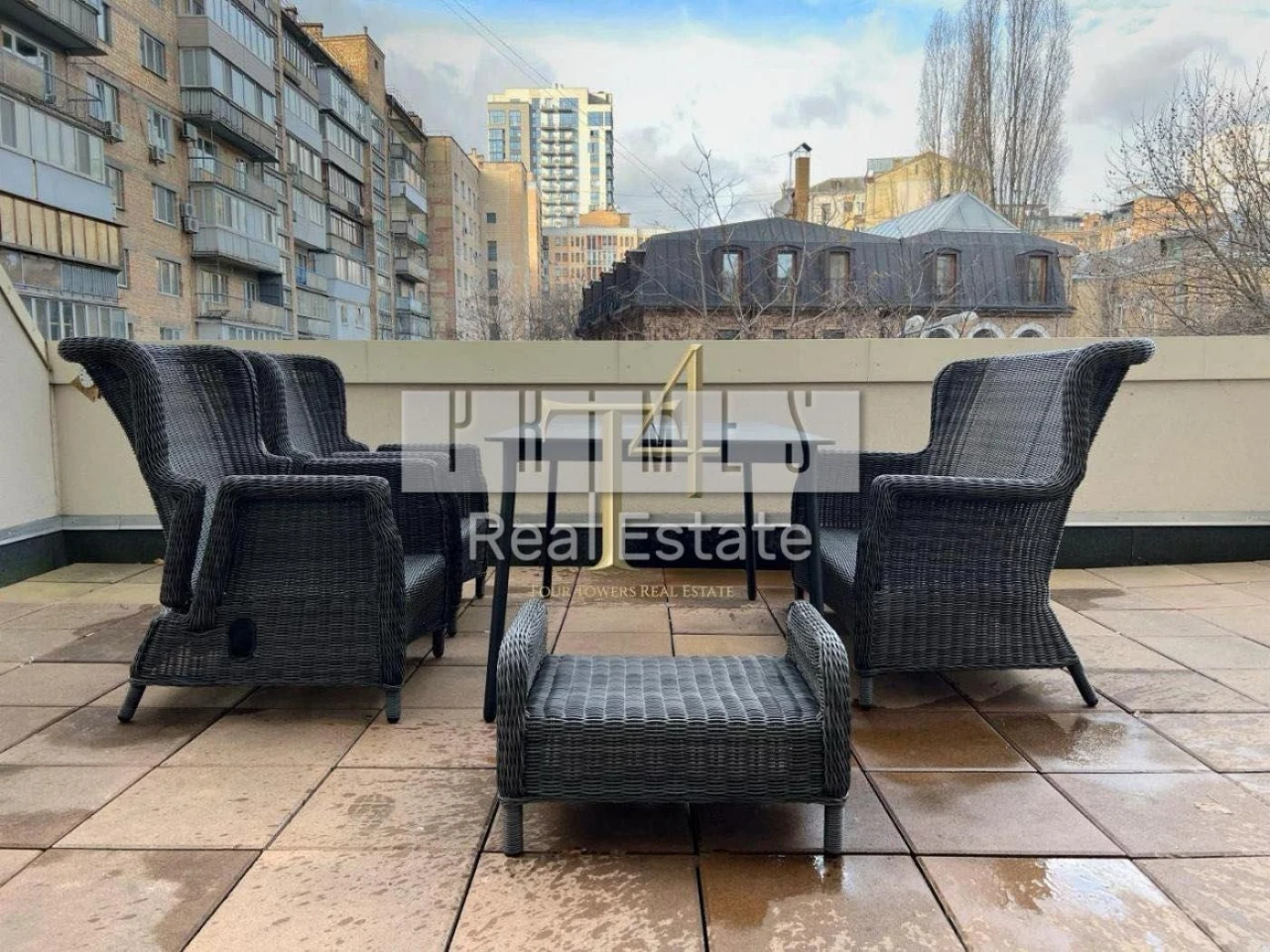 Сдается просторная 2-комнатная квартира с террасой 60 м² | центр