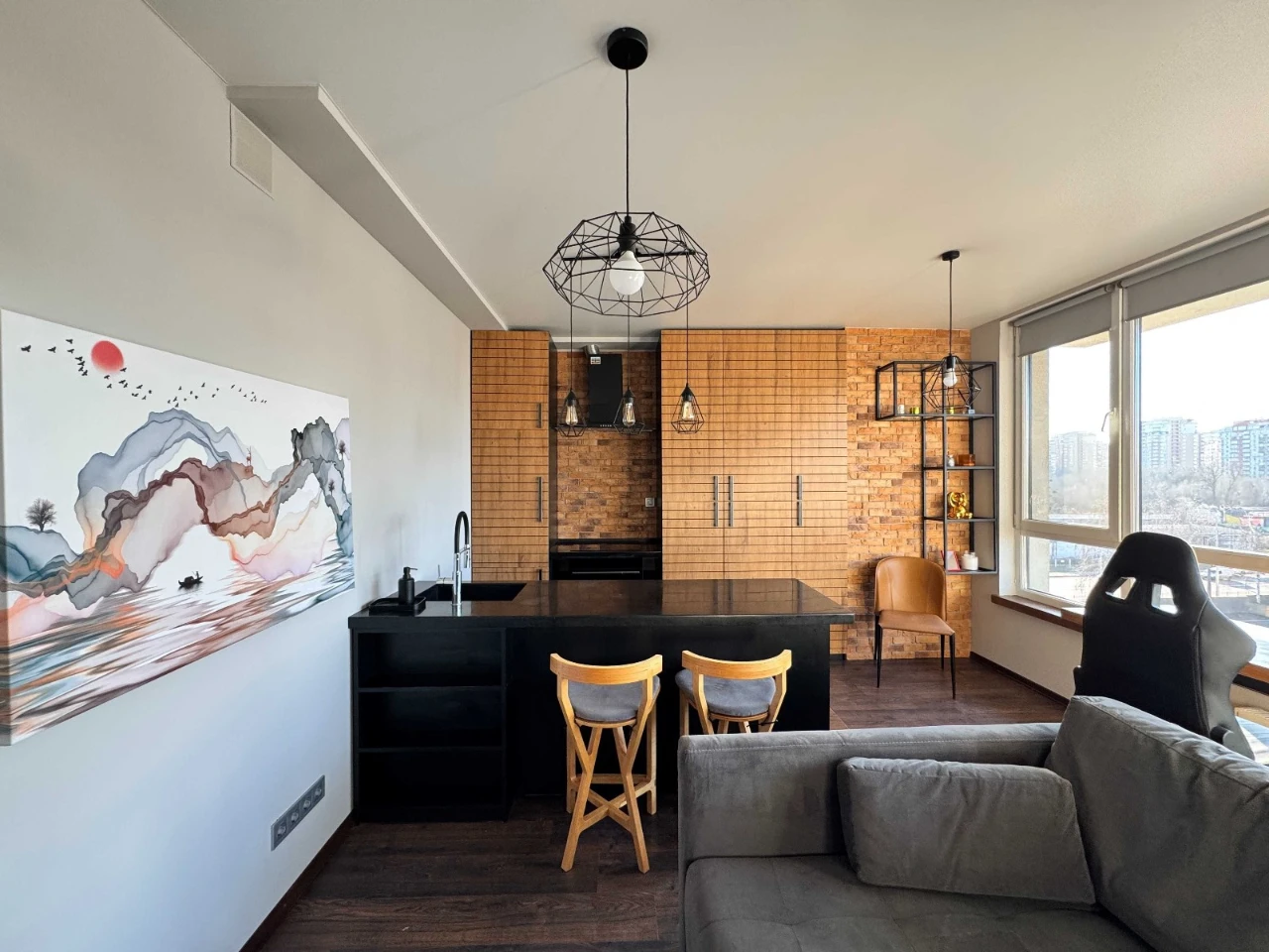 One-room apartment 45 sq m in the PARKLAND residential complex, Practical Street, 2