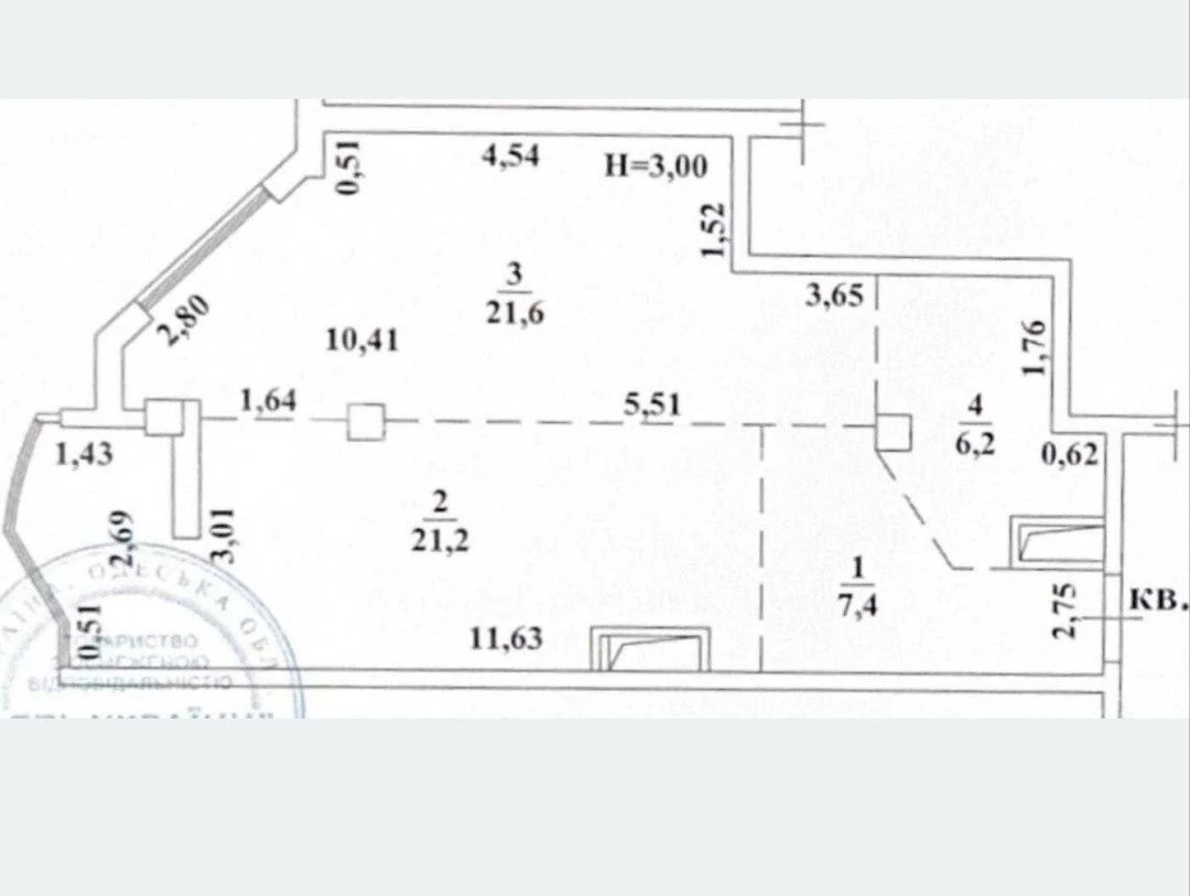 1 Apartment in Aqua Marine Residence, 16 Fontana, 7th floor, sea view