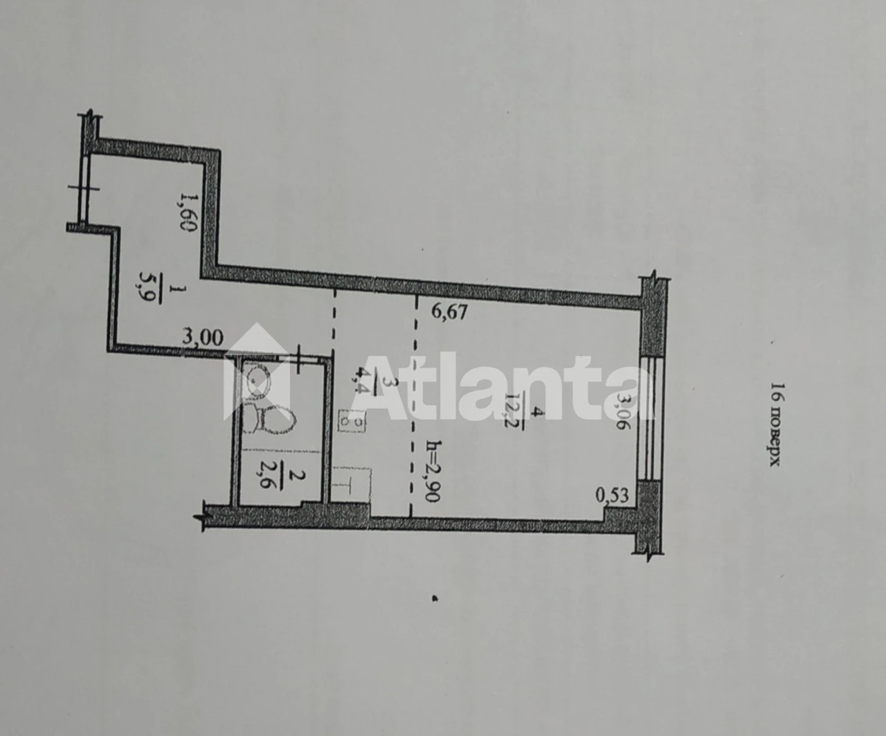 1 Room, Queen Avenue, ЖК Тирас, Tiyras