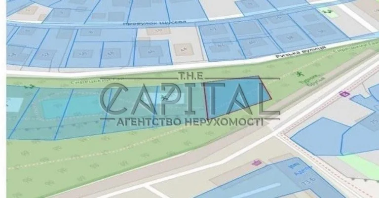 Sale of a 30-Acre Land Plot, Kyiv, Rizka Street, Шевchen