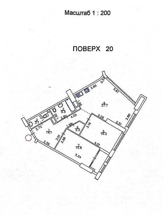 Residential complex Manhattan city (studio + 2 rooms), view, State programs