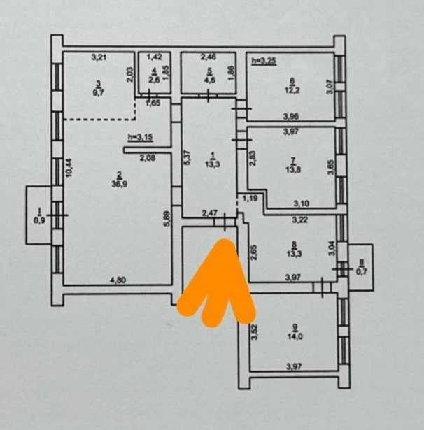 VIP APARTMENT! Bazaar. Center! 122 sq m.