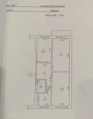 For Sale: Real 3-bedroom apartment