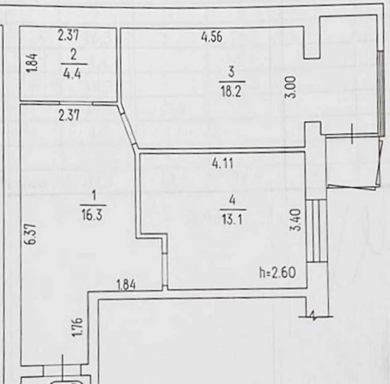 Large 1-Bedroom Apartment in "Andorra" Residence