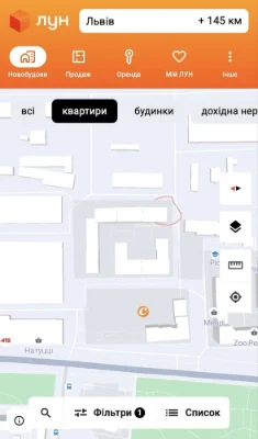 Sale of parking space in new building, Stryjska 45G street