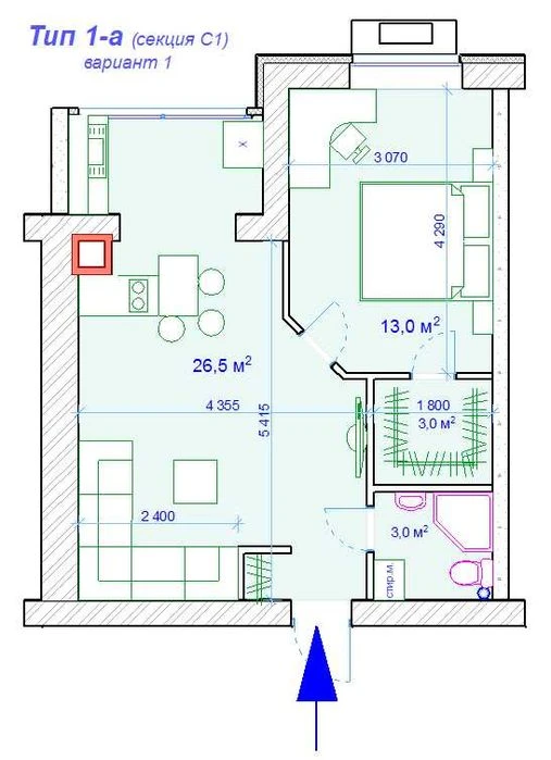 Продажа 1к-2к-3к квартир в построенном жк. FOREST HILL. Парко