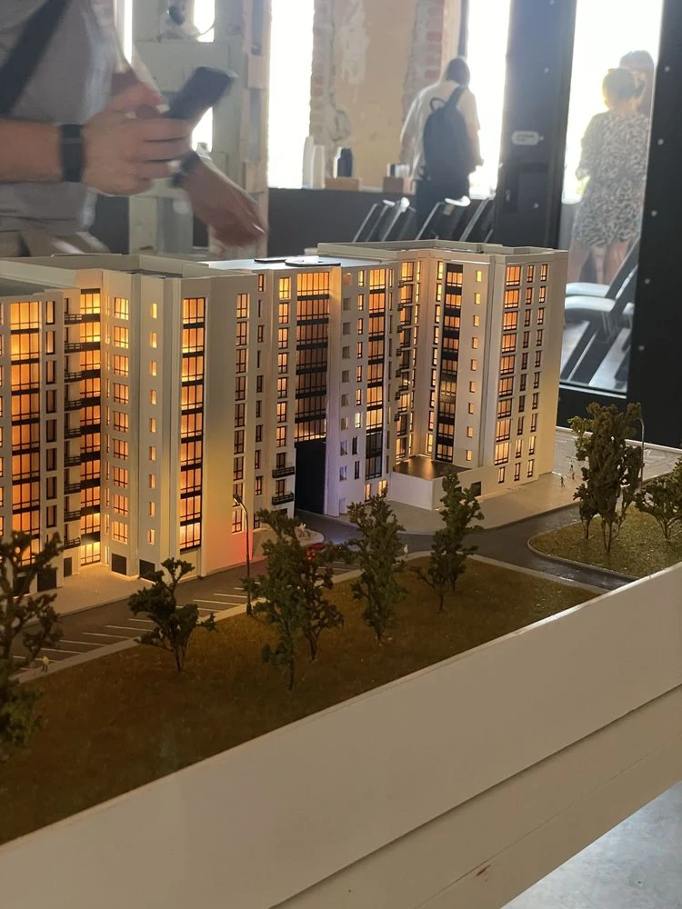 Spacious 2-bedroom apartment 66.2 m2 with a large kitchen-living room