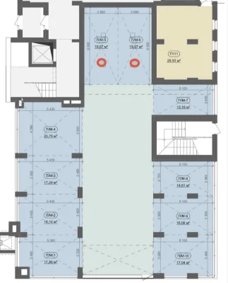 Parking spaces in residential complex "Teterivskiy Bulvar"