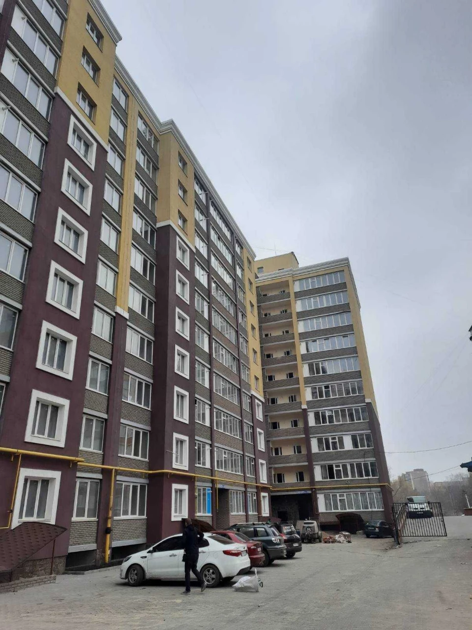 2-room new building, 87 sq.m, can be re-planned to 3 rooms