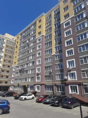 2-room new building, 87 sq.m, can be re-planned to 3 rooms