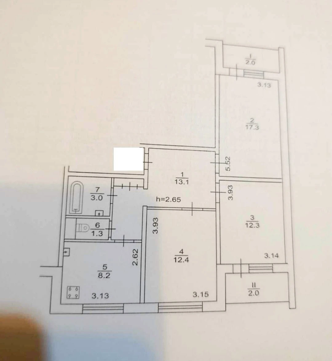 Three-bedroom apartment, metro Теремки, Glushkova st.