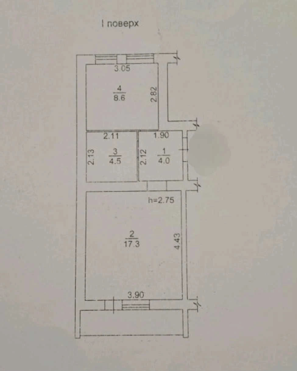 1 room apartment renovated on Gen. Bocharyova Street