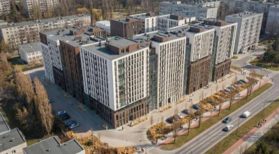 Studio apartment in Nova City complex, 2nd floor