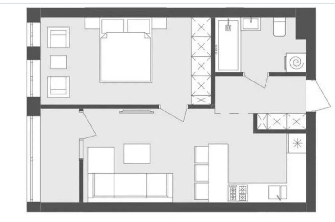 Sale of a 1-room apartment, Topolna, 45/18/27 sq.m, Avalon Flex, $90499