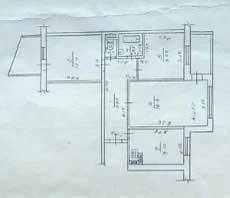 For sale, 3-bedroom apartment on the 2nd floor