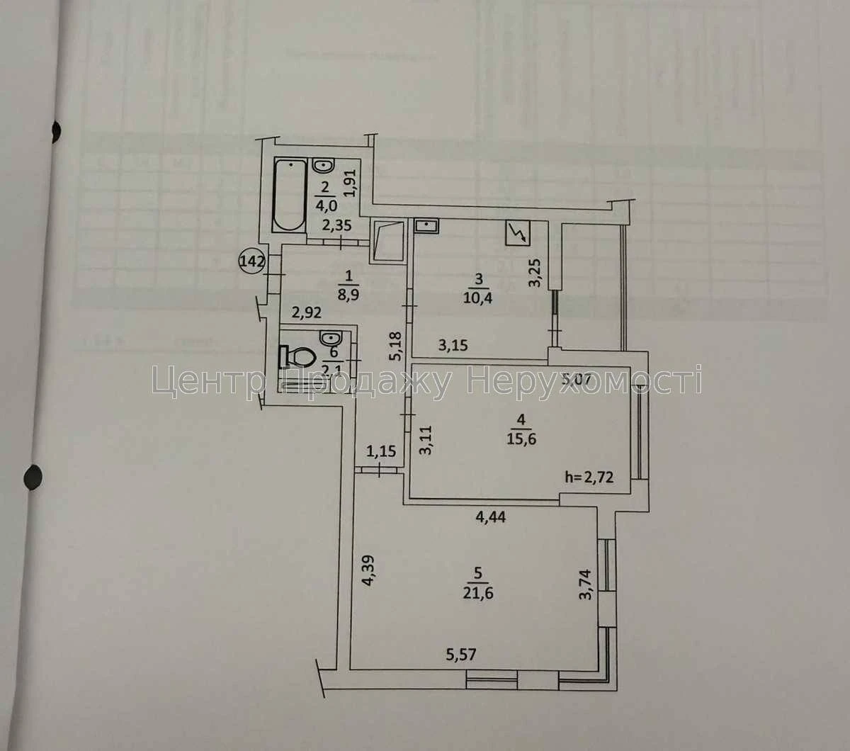 Продажа 2-комнатной квартиры 67,2 м² в ЖК "Бережанский", Киев, 16