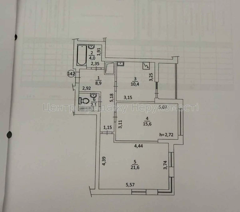 Sale of a 2-room apartment 67, 2 m² in ЖК Бережанський, Kyiv, 16