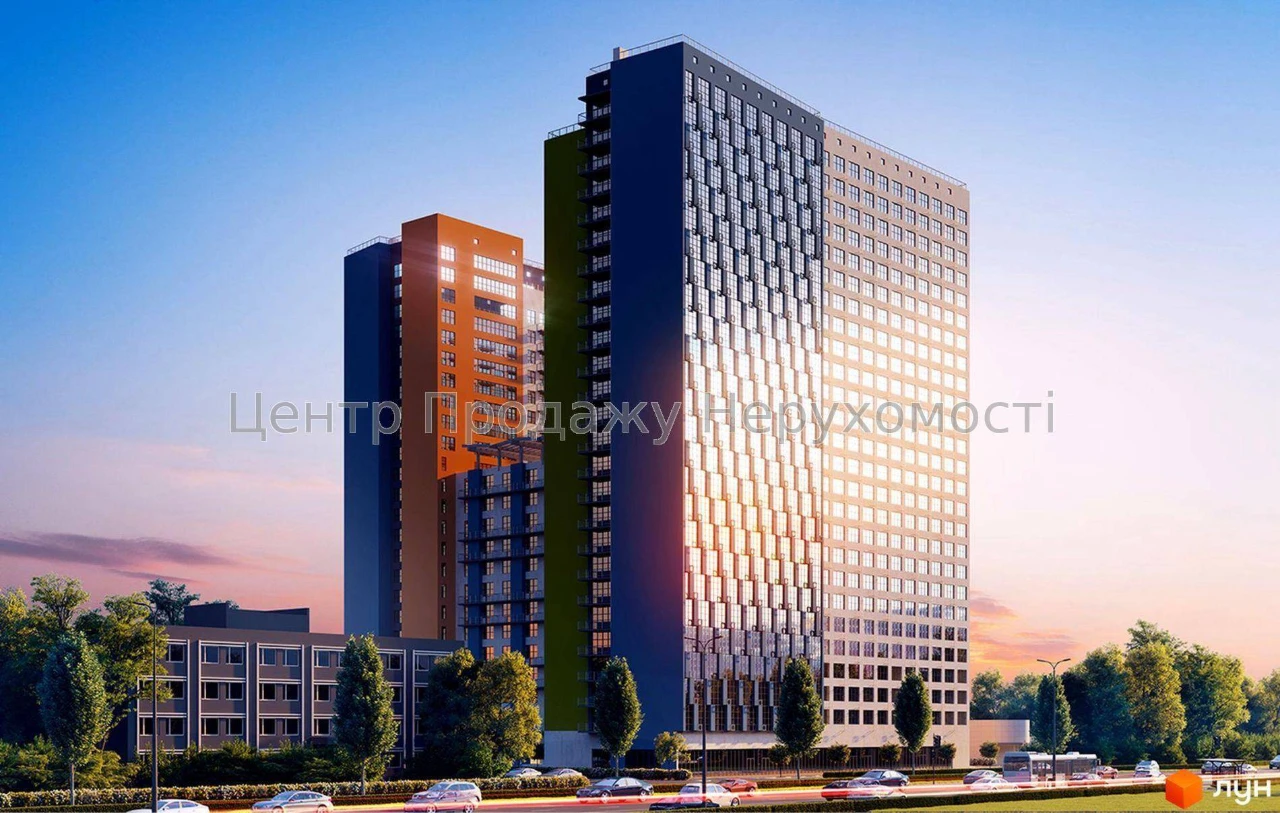 Продаж однокімнатної квартири 39.38 м² на 13 поверсі в ЖК Twin House