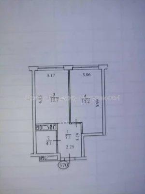 Sale of a 1-bedroom apartment, 44.1 sq m, 21/26 floors, Dibrova Park residential complex, Kyiv