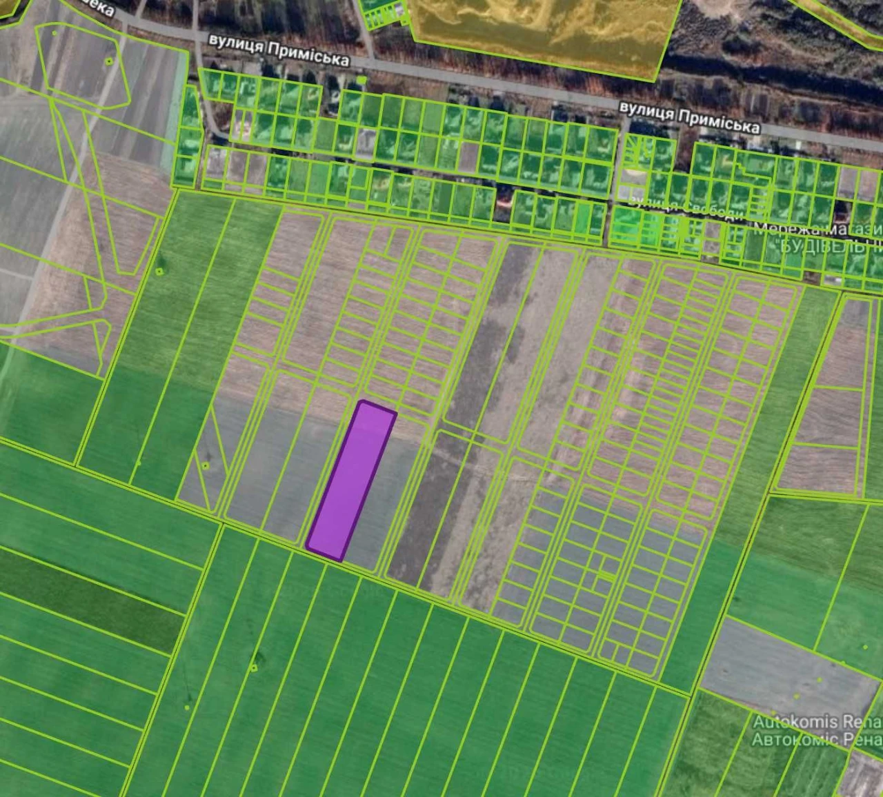 Land for sale in Agropereb (Agricultural Processing)