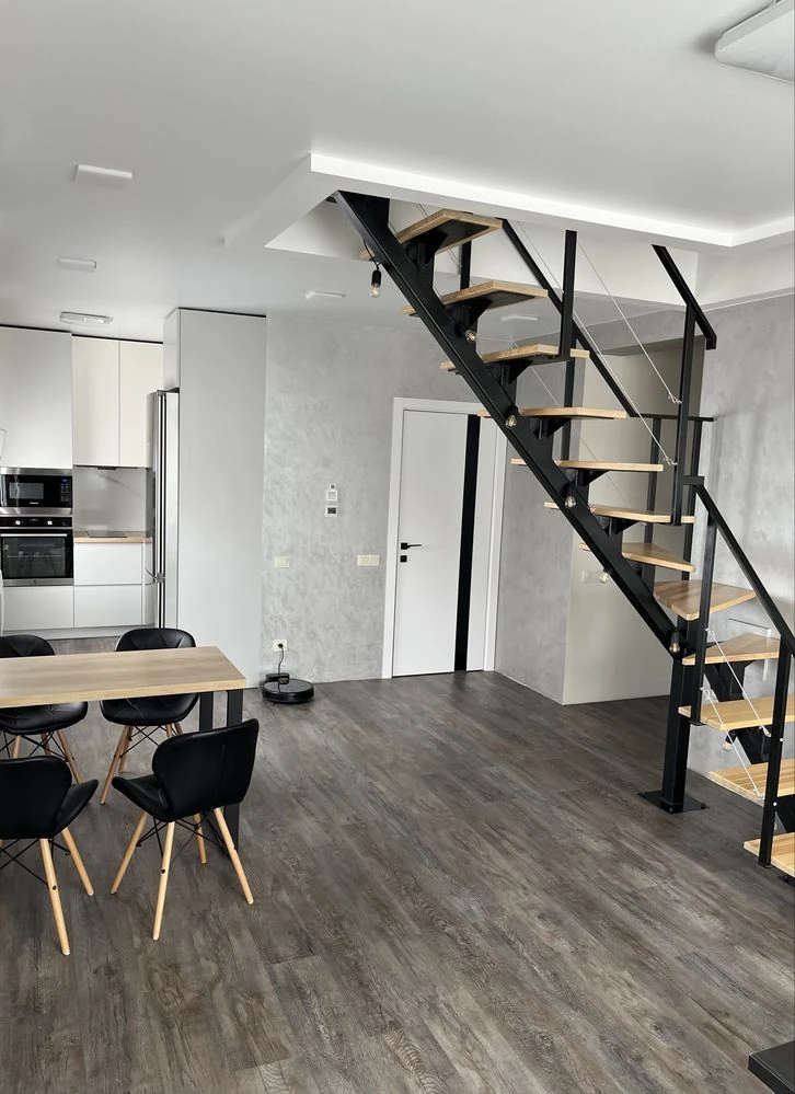 Two-bedroom, two-story apartment in "Iskrinskiy" residential area