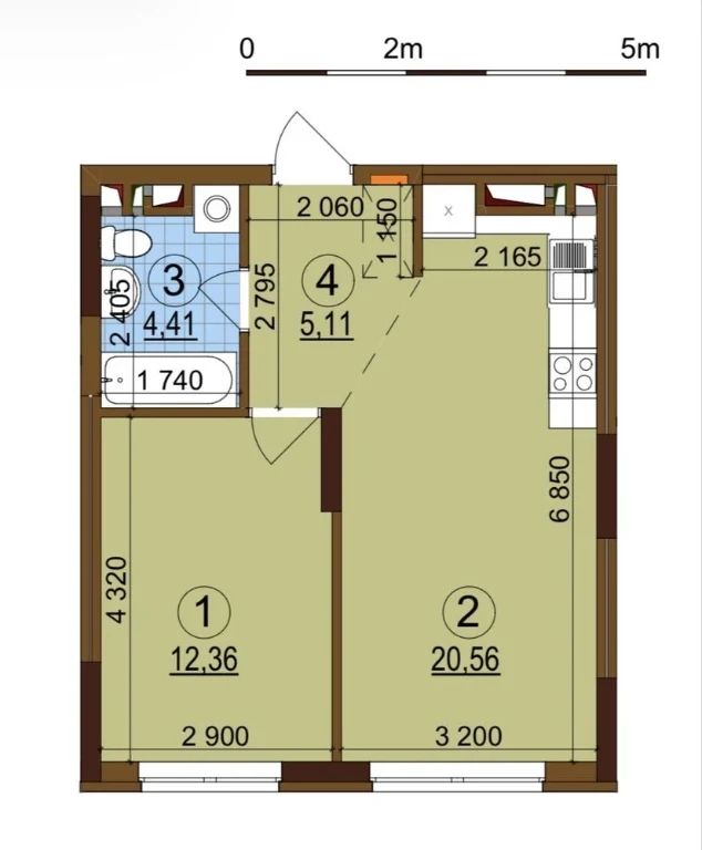 OWNER! Selling 43 sq m apartment in the "Warsaw 3" residential complex