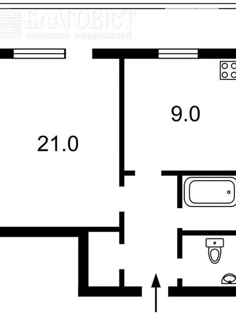 Sale of 3-room apartment 43 sq. m on Borispolska Street 12 • ID 34