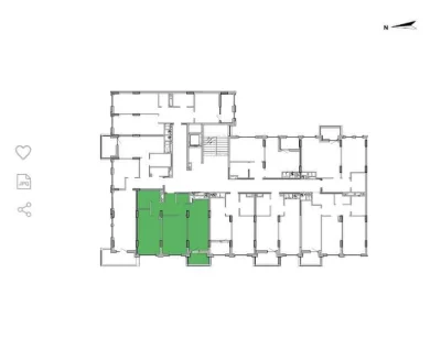 2-room apartment 73 m² in the FATHER residential complex by RIEL, Lviv