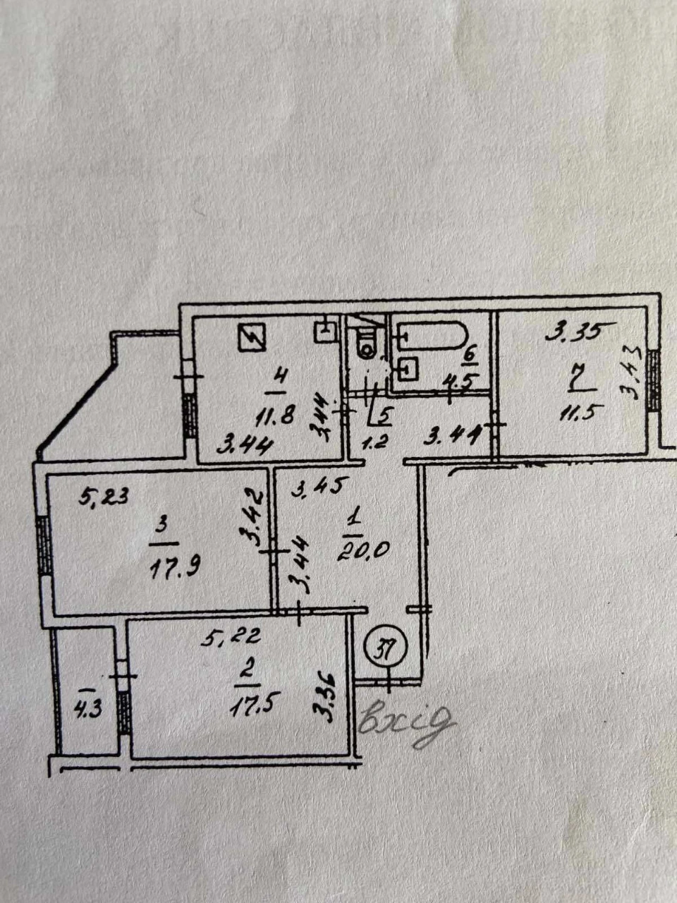 Продажа 3-комнатной квартиры, Позняки