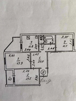 Продажа 3-комнатной квартиры, Позняки