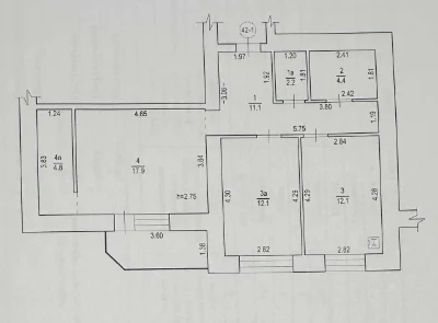 2-bedroom apartment in New Building.