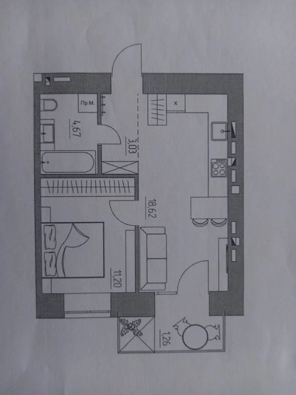 Selling MY one-room apartment in a new building...