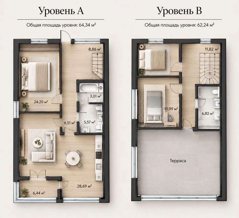Продам пентхаус в ЖК Сапфир, 178 м2, по 1489 у.е. за м2