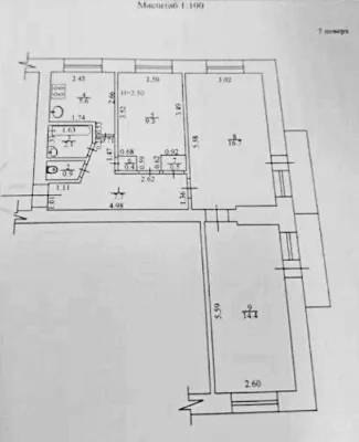 For Sale: 3-room apartment near Sportivnaya Street, Aerokosmicheskaya Line (red line)