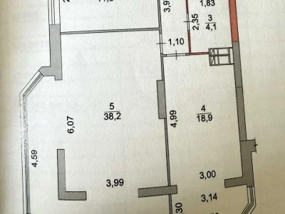 Apartment. Zhitomyr, Meydants'ki Voroata sq.